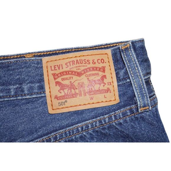 Levi’s 501 High Rise Distressed Denim Shorts – W29 - Picture 8 of 8